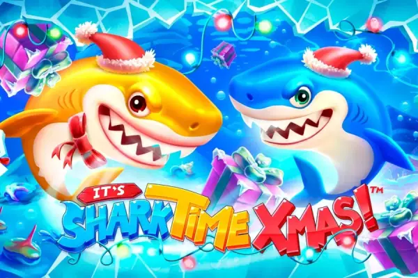 It's Shark Time Xmas Logo