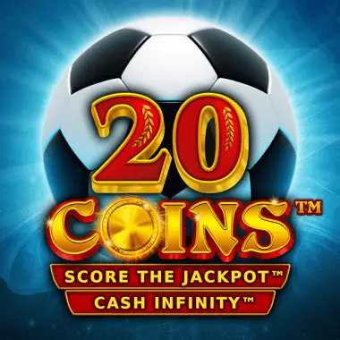 20 Coins Score the Jackpot Logo
