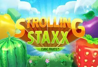 Strolling Staxx: Cubic Fruits Logo