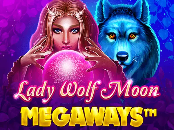 Lady Wolf Moon Megaways Logo