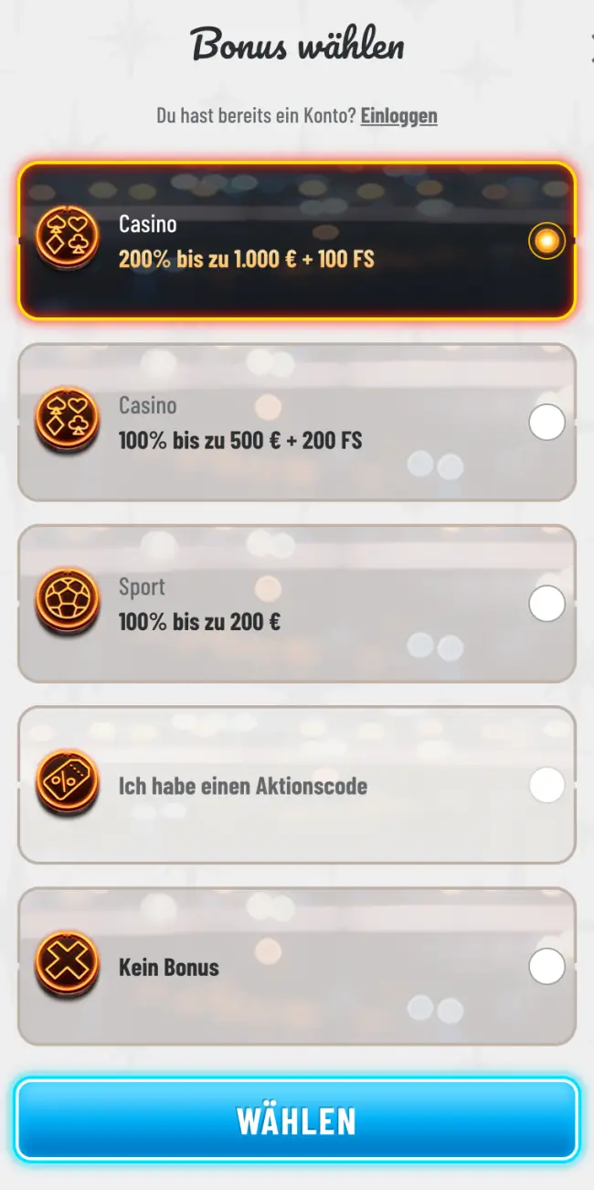 Wyns Casino Test