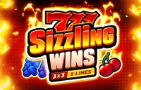 777 Sizzling Wins: 5 Lines Logo