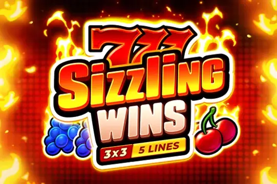 777 Sizzling Wins: 5 Lines Logo
