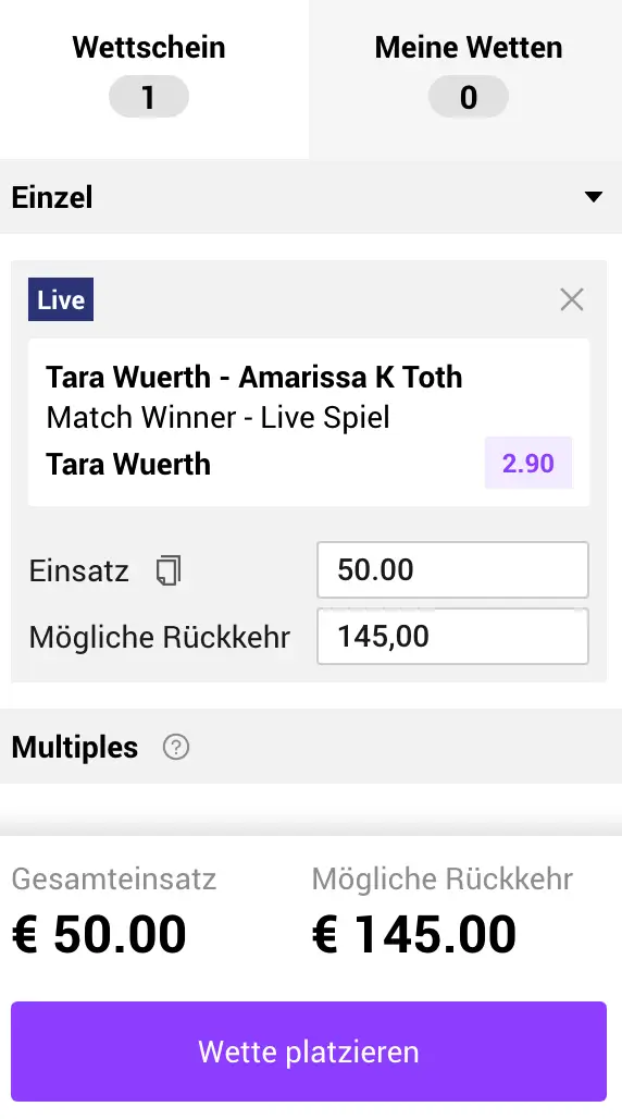 TornadoBet Wettschein