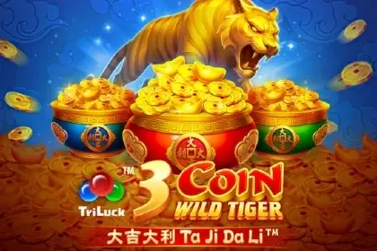 3 Coin Wild Tiger Logo