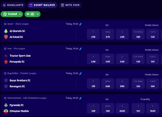 Spingranny Sport Event Builder