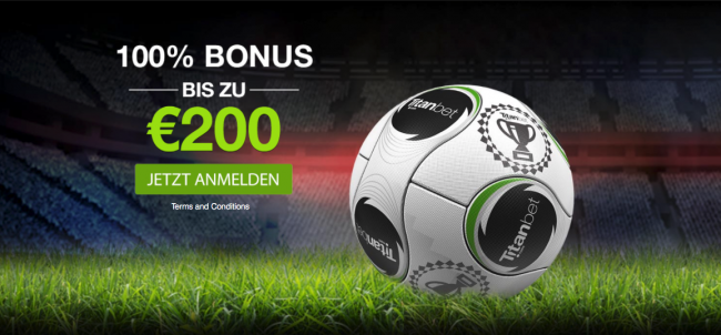 Titanbet Bonus Landingpage