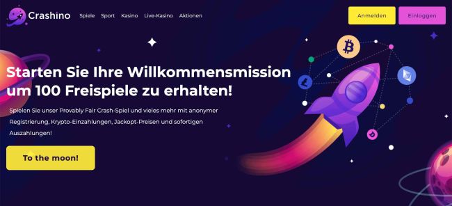 Crashino Startseite