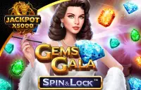 Gems Gala Spin & Lock Logo