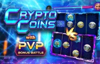 Crypto Coins with PVP Bonus Battle Logo