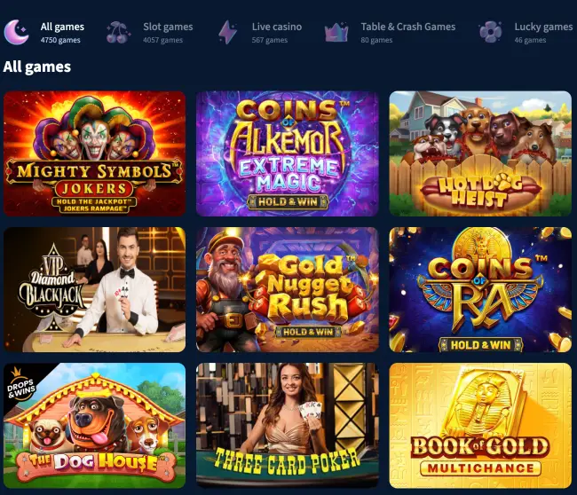 Lunar Spins Casino