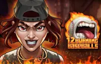 12 Burning Baseballs Logo