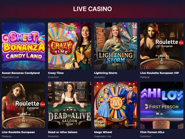 Slota Casino Live Casino