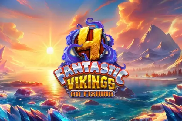 4 Fantastic Vikings Go Fishing Logo