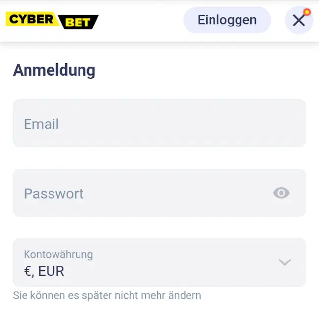 Cyber.Bet Gutschein