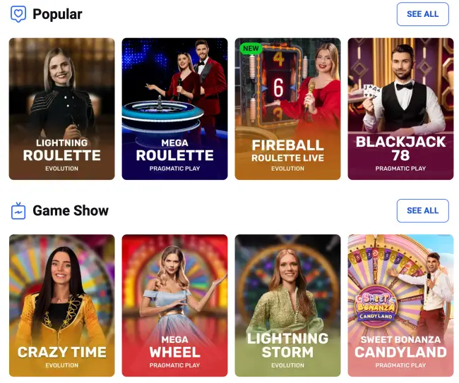 Koru Casino Live