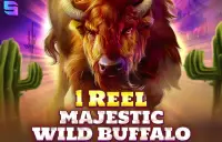 1 Reel Majestic Wild Buffalo Logo