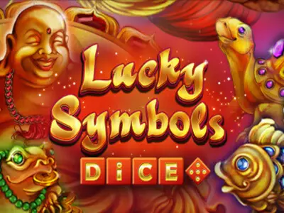 Lucky Symbols Dice Logo