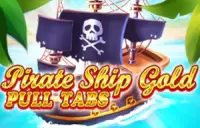 Pirate Ship Gold Pull Tabs Logo