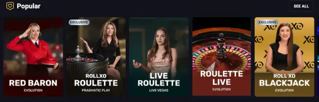 RollXO Casino Test