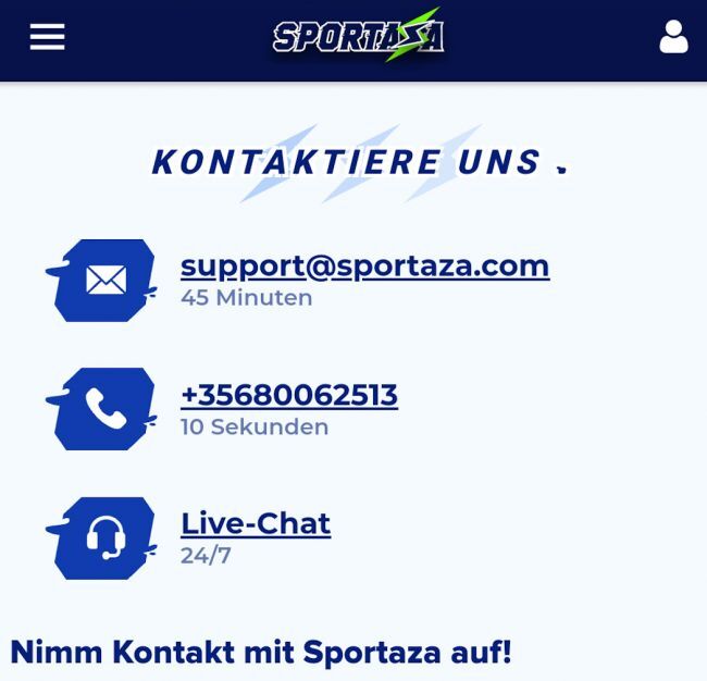 Sportaza Test