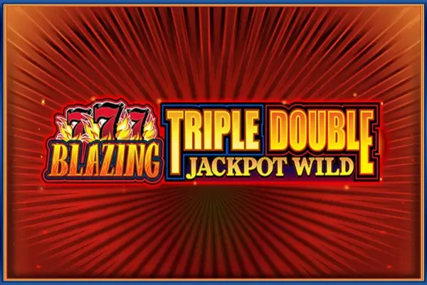 Blazing 777 Triple Double Jackpot Wild Logo