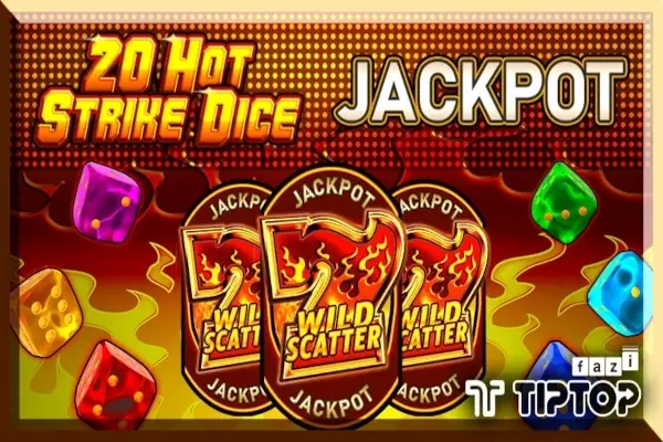 20 Hot Strike Dice Jackpot Logo