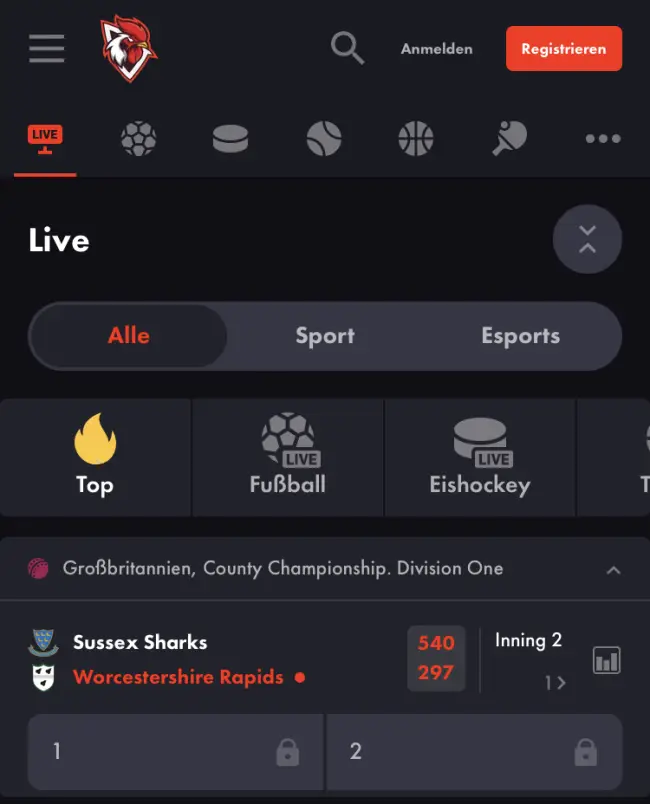 Roosterbet Sport