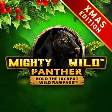 Mighty Wild: Panther Xmas Logo