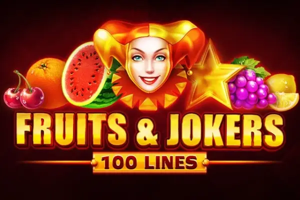 Fruits & Jokers: 100 Lines Logo