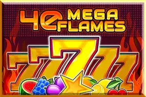 40 Mega Flames Logo