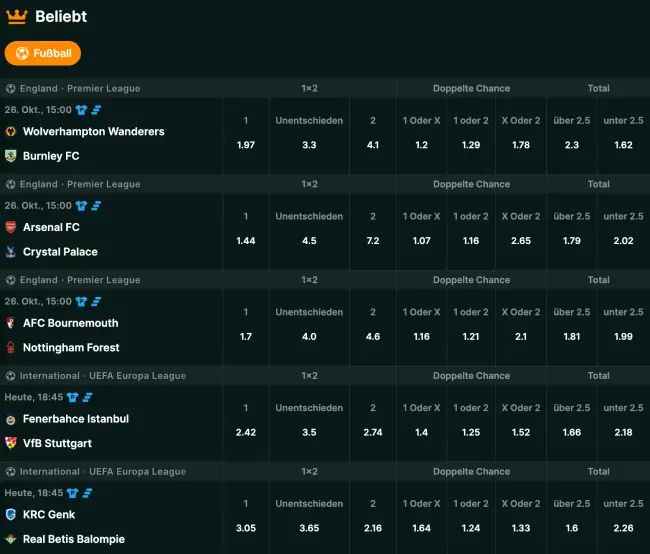 Luckygem Sportwetten