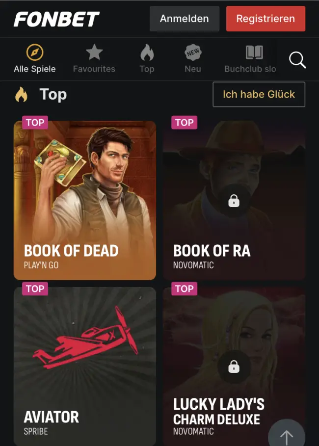 Fonbet Casino Test