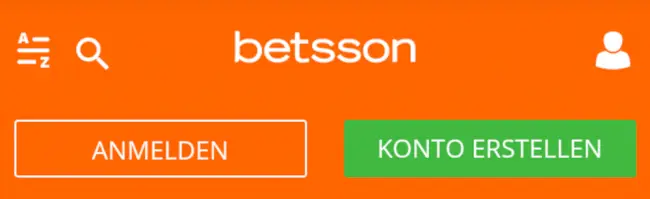 Registrierung betsson