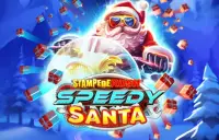 Stampede Rush Speedy Santa Logo
