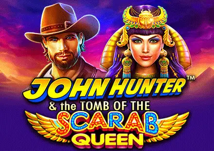 John Hunter and the Tomb of the Scarab Queen Logo