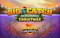 Big Catch Bass Fishing Christmas Rapid Fire Jackpots Logo
