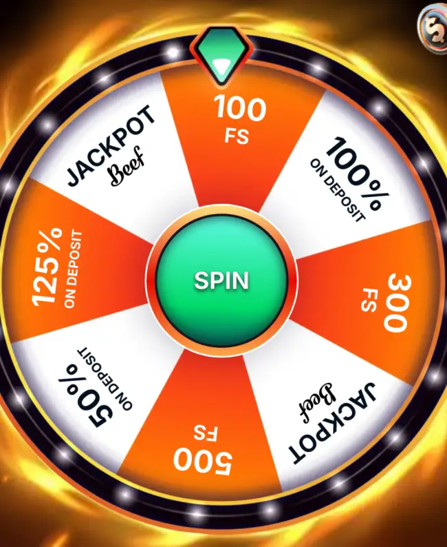 Beef Casino Wheel of Fortune