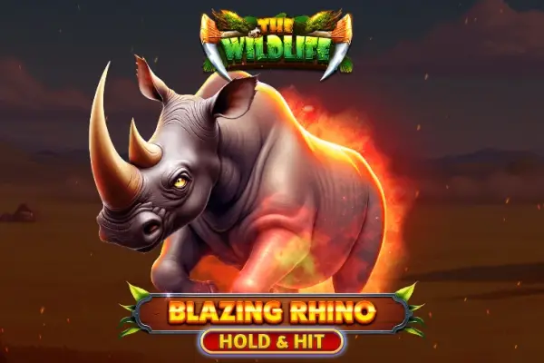 Blazing Rhino Hold & Hit Logo