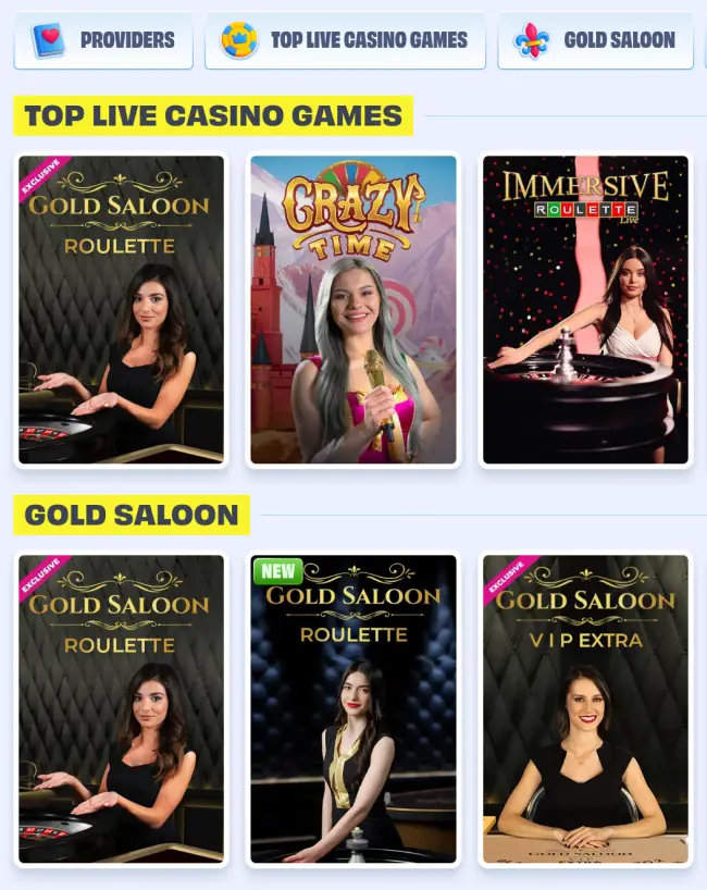 OnlySpins Casino Live