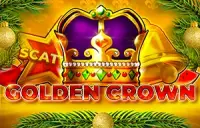 Golden Crown Christmas Logo
