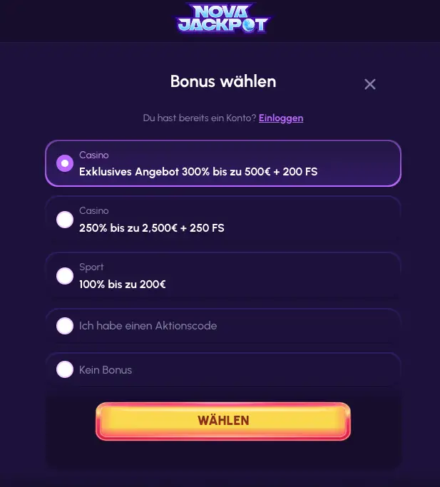 Nova Jackpot Casino Test