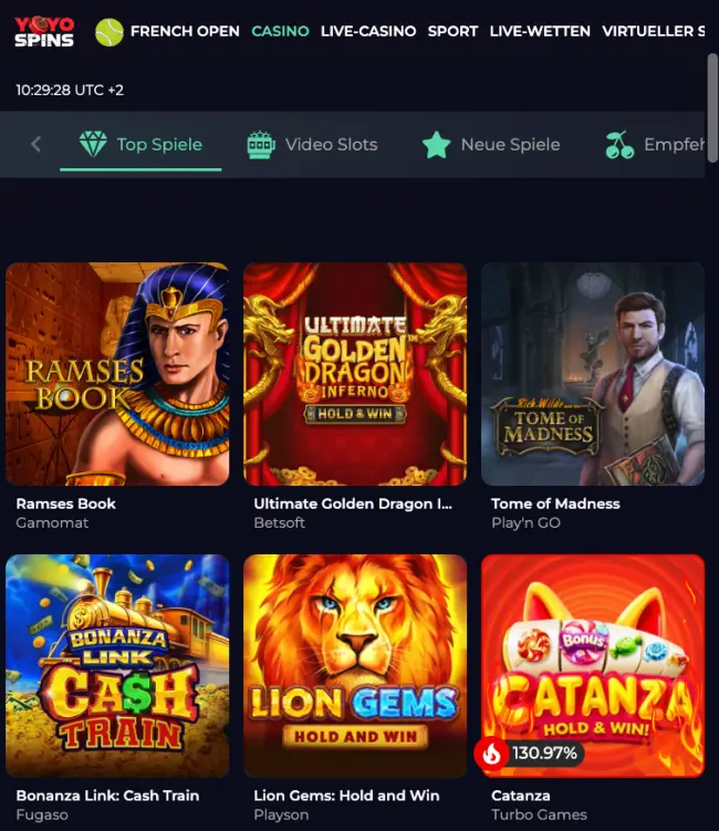 Yoyospins Casino