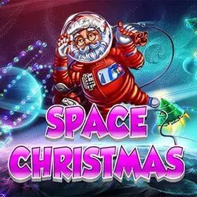 Space Christmas Logo