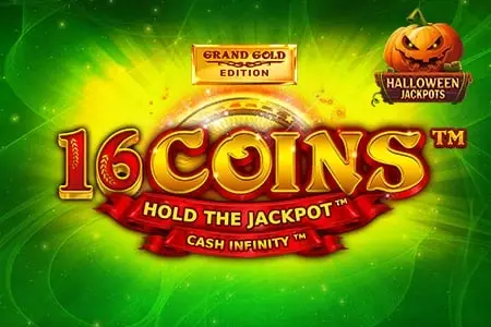 16 Coins Grand Gold Edition Halloween Jackpots Logo