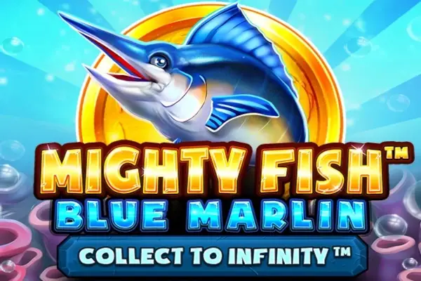 Mighty Fish: Blue Marlin Logo