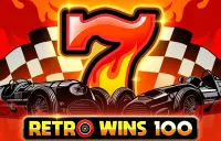 Retro Wins 100 Logo