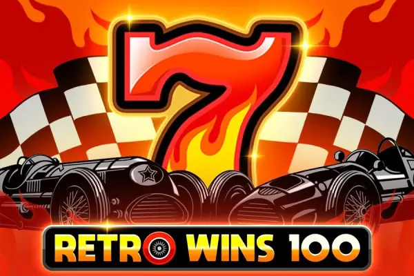 Retro Wins 100 Logo