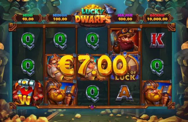 Lucky Dwarfs, Slot