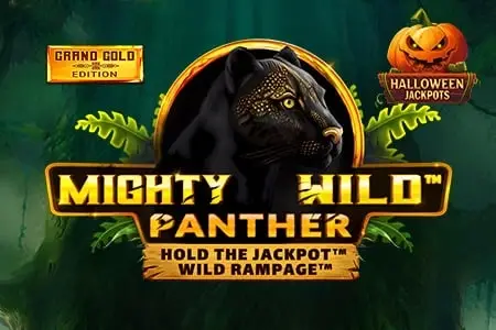 Mighty Wild: Panther Grand Gold Edition Halloween Jackpots Logo